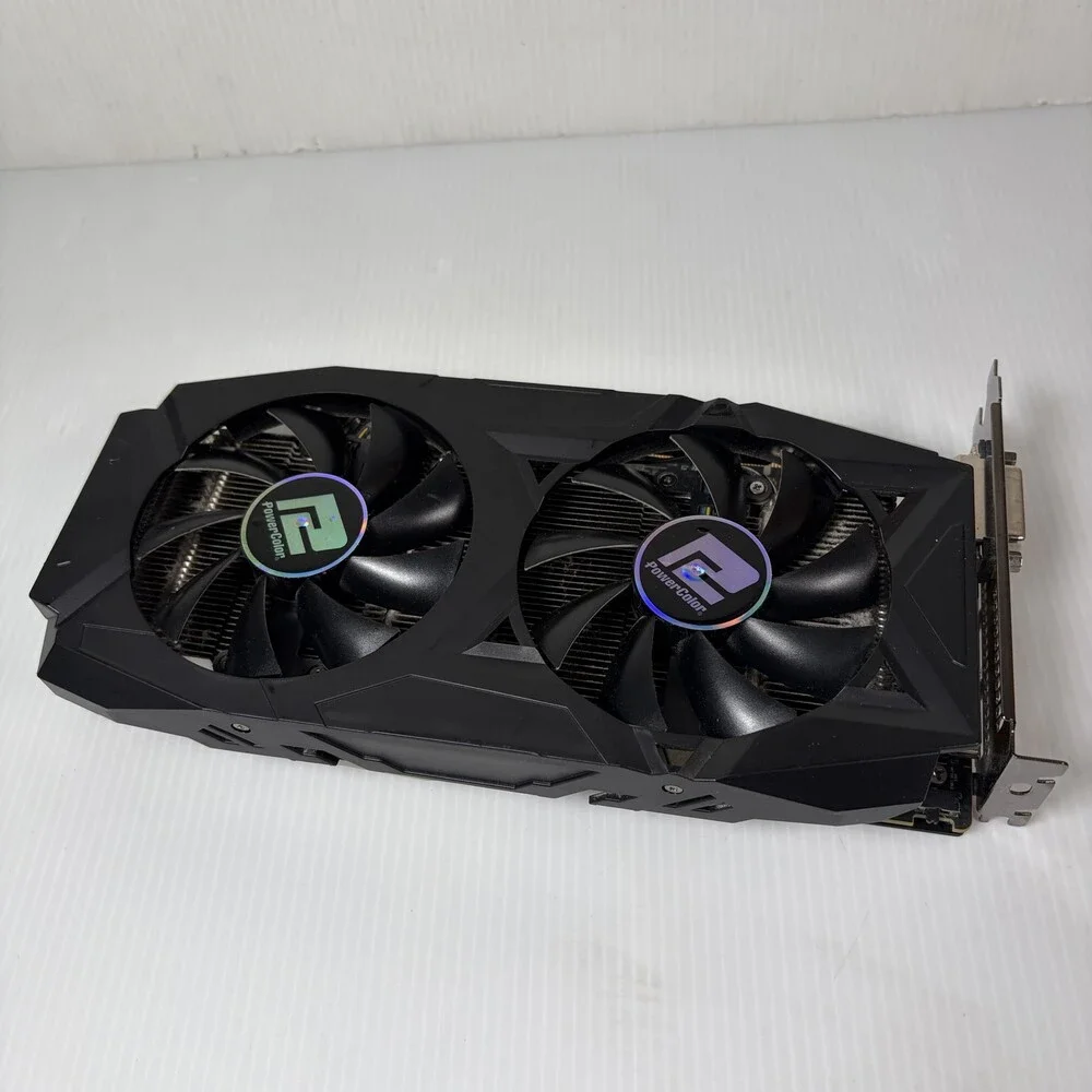 Black Dual-Fan Graphics Card - High-Performance GPU